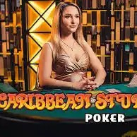 Caribbean Stud Poker logo by Evolution at PlanBet Casino