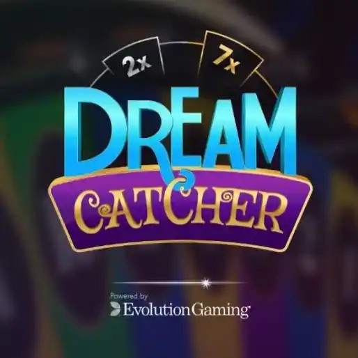 Official Live Dealer logo: Dream Catcher by Evolution at PlanBet Casino