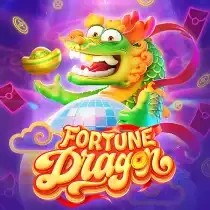 Fortune Dragon slot logo by Dragon Gaming at PlanBet Casino