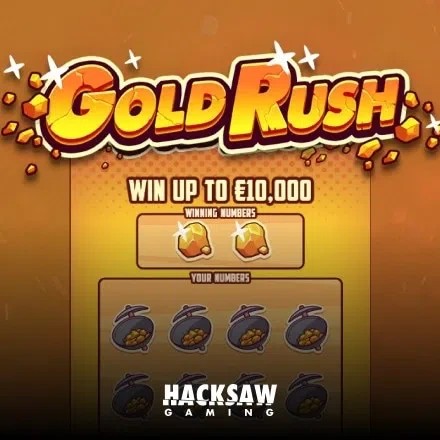 Enjoy Gold Rush by Hacksaw Gaming – logo hosted on planbetcasino.de