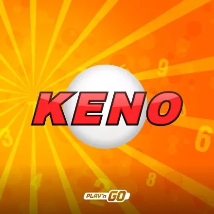 Keno slot logo by Play'n GO at PlanBet Casino