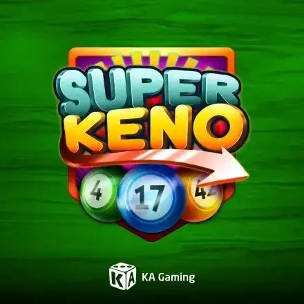 Super Keno by KA Gaming, showcased at planbetcasino.de – game logo