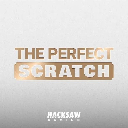 Lottery logo of The Perfect Scratch from Hacksaw Gaming at PlanBet Casino
